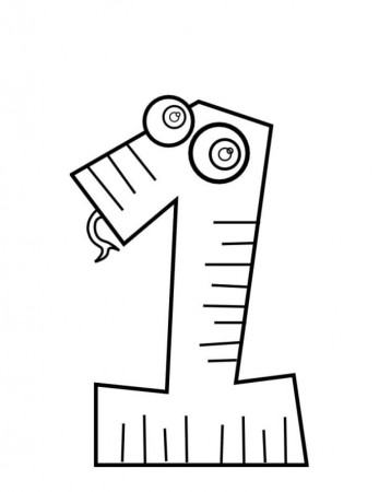 Numbers Coloring Pages