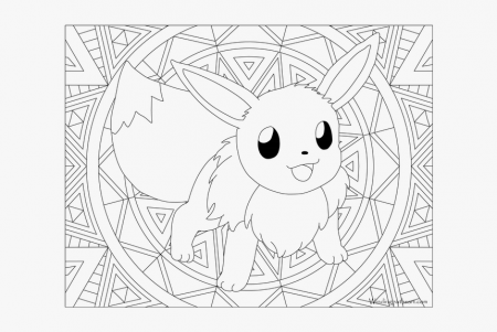 Adult Pokemon Page Eevee - Eevee Pokemon Coloring Pages, HD Png Download ,  Transparent Png Image - PNGitem