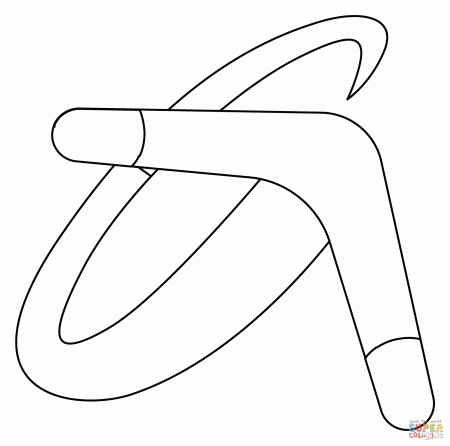 Boomerang Emoji coloring page | Free Printable Coloring Pages