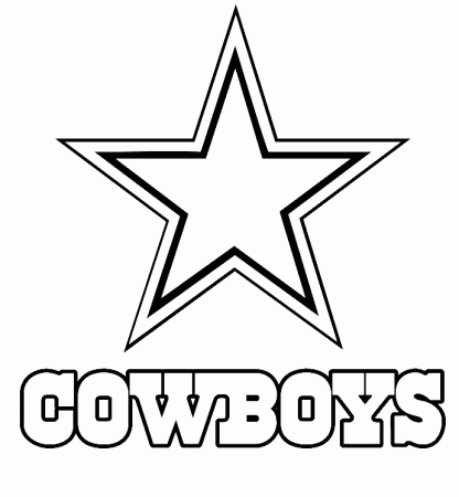 Dallas Cowboys Star Coloring Pages - Dallas Cowboys Coloring Pages - Coloring  Pages For Kids And Adults