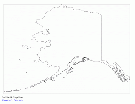 alaska outline map | printable world maps