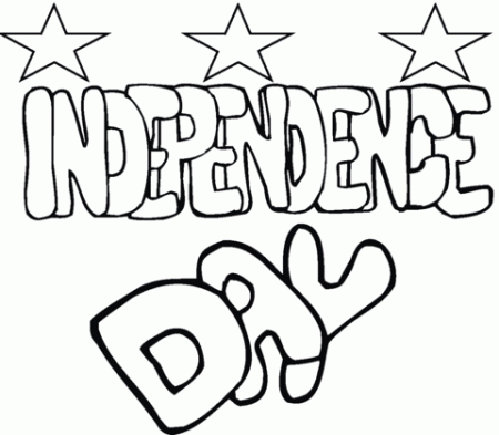 Independence Day greetings coloring page | Free Printable Coloring ...