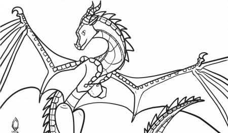 Download HD Wings Of Fire Coloring Pages Wings Of Fire Coloring ...