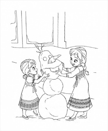 FREE 14+ Frozen Coloring Pages in AI | PDF