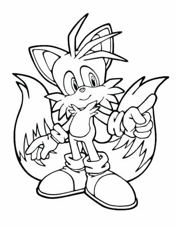 Classic Sonic The Hedgehog Coloring Pages