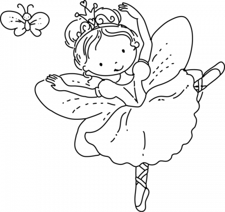 Coloring Pages Princess Fairy