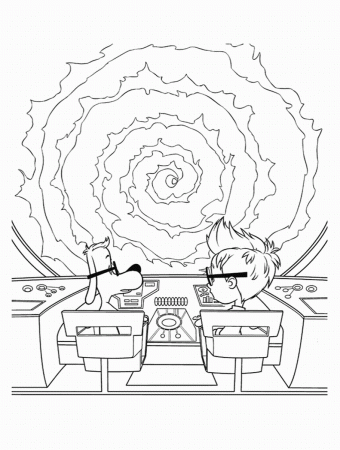 Mr. Peabody and Sherman Coloring Pages
