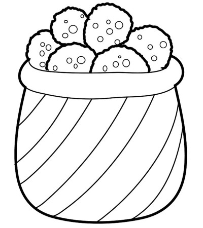 Snacks Coloring Pages - MomJunctionmomjunction.com