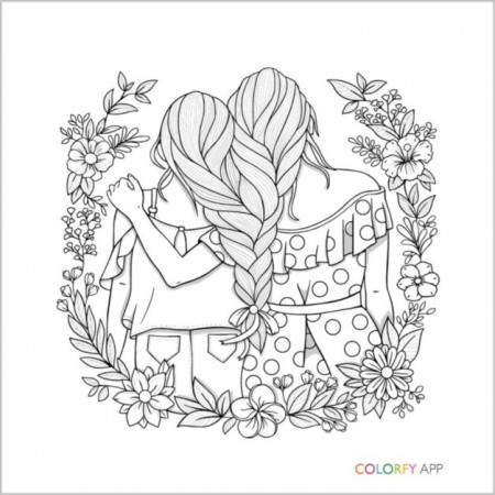 Bff Coloring Pages Printable For Four ...sstra.org