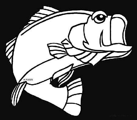 Bass clipart coloring page, Bass coloring page Transparent FREE for  download on WebStockReview 2020
