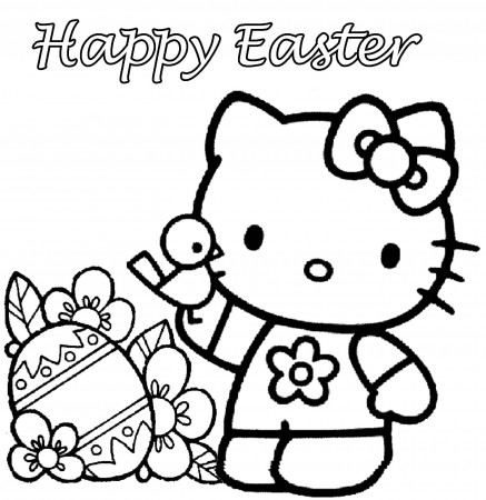 Hello Kitty Happy Easter Coloring Pages | Hello kitty coloring, Hello kitty  colouring pages, Kitty coloring
