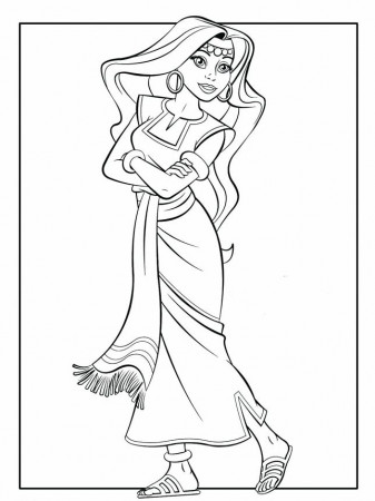 Queen Esther Coloring Pages | Queen Esther printables | Esther the ...