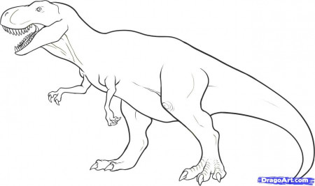 Dinosaurs Coloring Pages T Rex - High Quality Coloring Pages