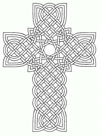 14 Pics of Celtic Cross Coloring Pages Free Printable - Celtic ...