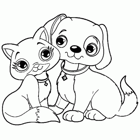 Puppy Coloring Page | Wecoloringpage