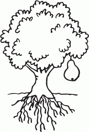 Bare Tree Coloring Page | Clipart Panda - Free Clipart Images