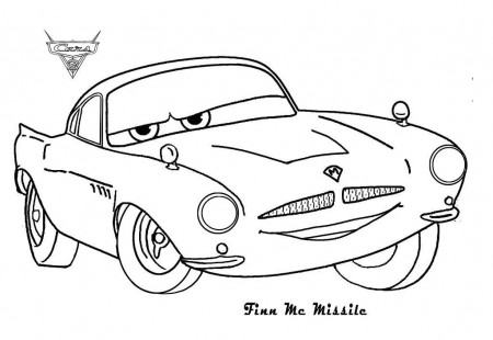 Coloring Pages Cars 2 - Coloring