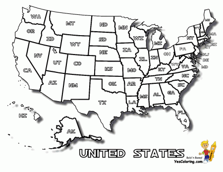 Free Map of Each State | Alabama - Maryland | State Maps| Map Coloring Pages  | Coloriage gratuit, Coloriage, Licorne à colorier