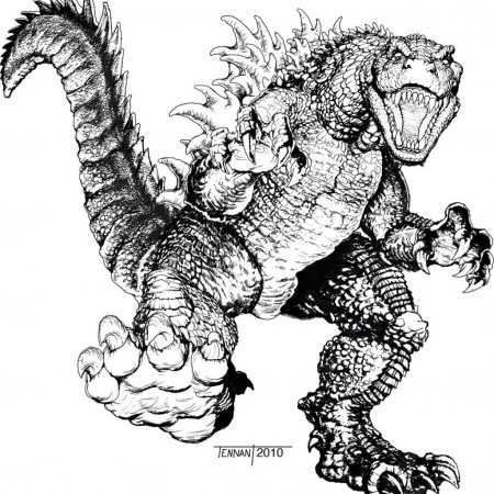 Free Free Godzilla Coloring Pages, Download Free Free Godzilla Coloring  Pages png images, Free ClipArts on Clipart Library