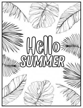 15 Free Summer Coloring Pages for Kids ...
