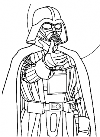 Darth Vader from Star Wars Coloring Pages - Star Wars Characters Coloring  Pages - Coloring Pages For Kids And Adults