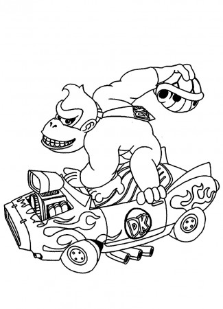 Donkey Kong Coloring Pages - Best Coloring Pages For Kids