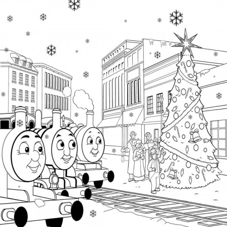 Free Printable Thomas The Train Coloring Pages For Kids Christmas ...