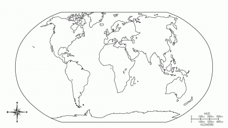 World Map Coloring Page With Countries Labeled Texas State Map ...