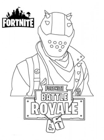 Rust Lord Fortnite Battle Royale Coloring Sheet in 2019 ...