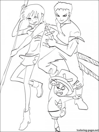 One Piece coloring page | Coloring pages