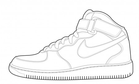 Top 53 Hunky-dory Nike Air Jordan Shoes Coloring Page Pages ...