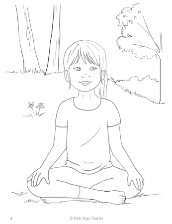 Calming Coloring Pages for Kids - Yoga Poses – Kids Yoga Stories