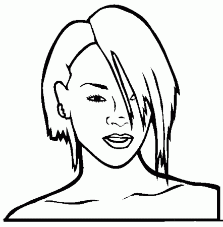 Rihanna Coloring Pages - Free Printable Coloring Pages for Kids