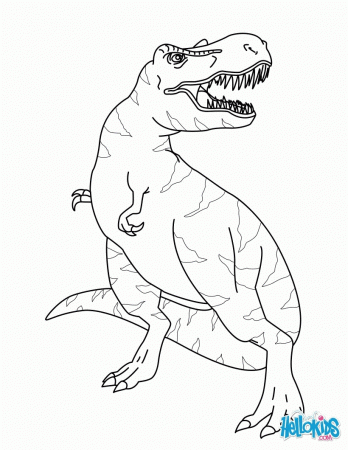 DINOSAUR coloring pages - Tyrannosaurus Rex