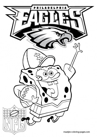 Football Coloring Pages Eagles - High Quality Coloring Pages