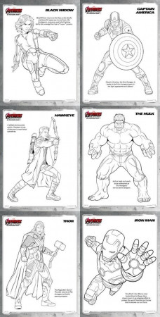 Avengers: Age of Ultron {Review and Free Printable Coloring Pages ...