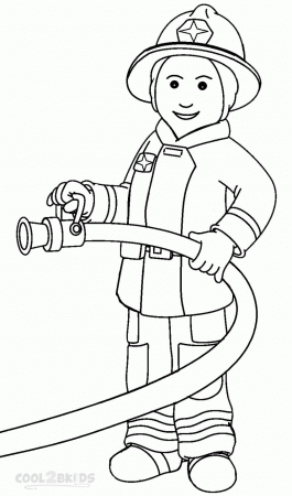 Firefighter coloring pages to download and print for free