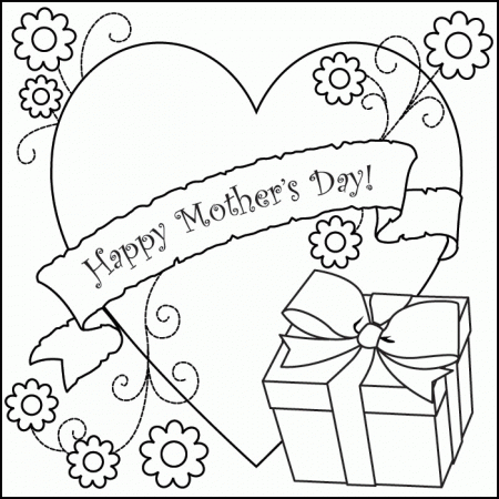 Related Mothers Day Coloring Pages item-11439, Mothers Day ...