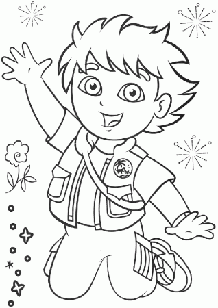 Go Diego Coloring Pages : Zebra And Diego Explorer Coloring Pages ...