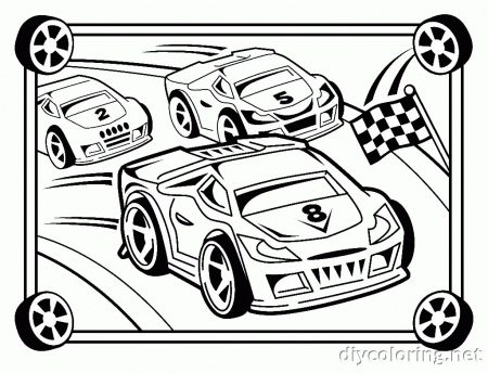 Free Race Car Coloring Pages for Kids | Best DIY Coloring Pages