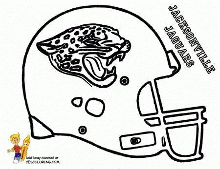 Football Helmet Coloring Pages, Jaguars football coloring at ...