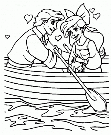 Related Little Mermaid Coloring Pages item-10590, Little Mermaid ...