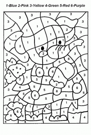 coloring. nicoles free coloring pages color by numbers ...