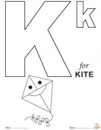 Fun and Free Letter K Coloring Pages for Kids