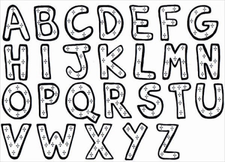 9+ Alphabet Coloring Pages - Free PSD, JPG< PNG, JIF Format Download