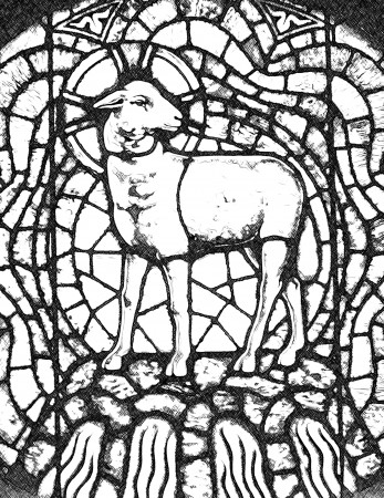 Lamb of God - Catholic Coloring Page