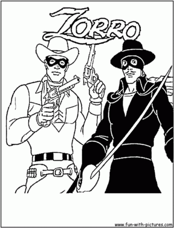 Zorro Coloring Page – Coloring Pics