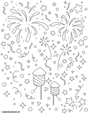 New Years Coloring Pages - The Best Ideas for Kids