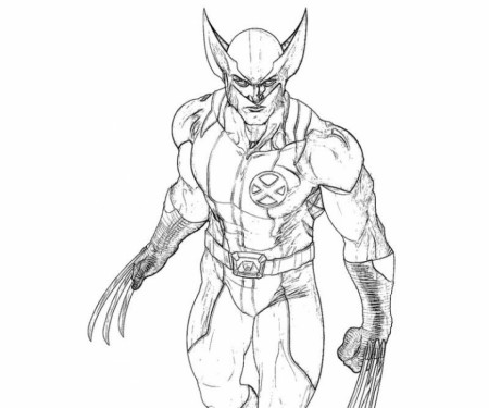 Get This Free Picture of Wolverine Coloring Pages mbYjg !