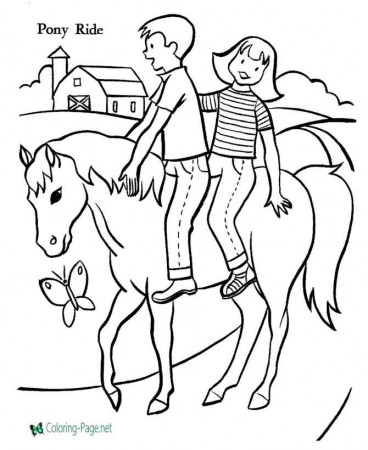Horse Coloring Pages